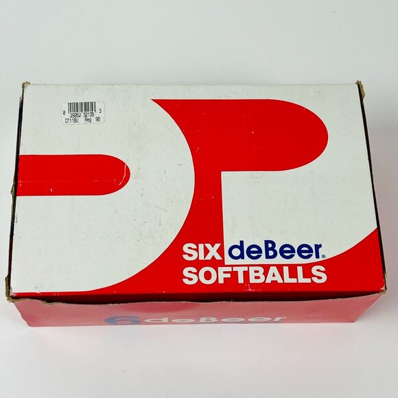 Dyna Core II by DeBeer Softballs Box of 6 Practice Softballs TP11 COR 50 - Picture 6 of 6